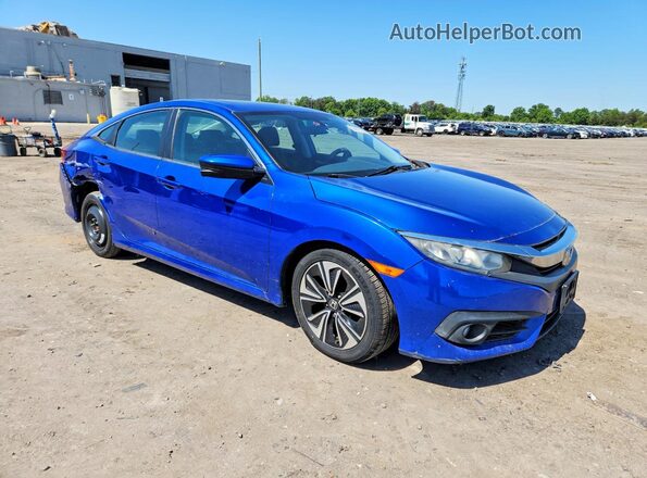 19XFC1F30HE203546 2017 HONDA CIVIC Blue Передня права чверть
