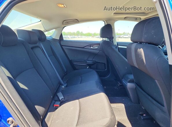 19XFC1F30HE203546 2017 HONDA CIVIC Blue Вид задніх сидінь