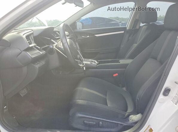 19XFC1F30KE002320 2019 HONDA CIVIC Белый Вид салона спереди
