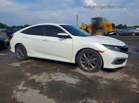 19XFC1F30KE002320 2019 HONDA CIVIC Белый Передняя правая четверть