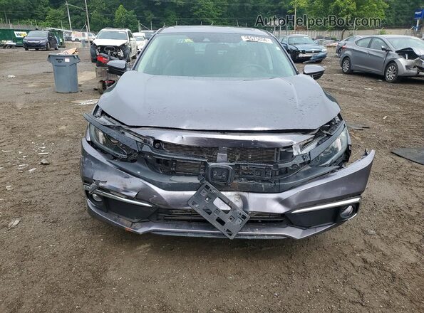 19XFC1F30ME202004 2021 HONDA CIVIC Gray Widok z przodu