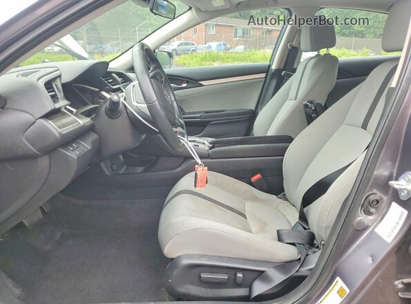 19XFC1F30ME202004 2021 HONDA CIVIC Gray Widok wnętrza z przodu