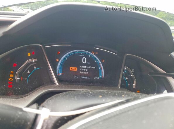 19XFC1F30ME202004 2021 HONDA CIVIC Gray Widok zestawu wskaźników