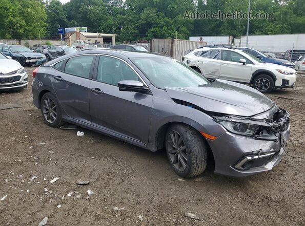 19XFC1F30ME202004 2021 HONDA CIVIC Gray Przód prawy