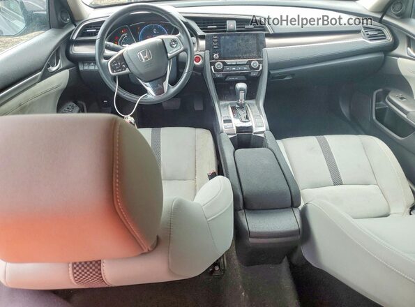 19XFC1F30ME202004 2021 HONDA CIVIC Gray Widok deski rozdzielczej
