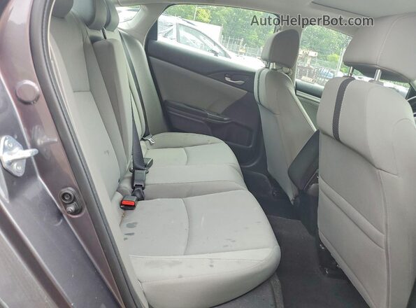 19XFC1F30ME202004 2021 HONDA CIVIC Gray Widok tylnych siedzeń