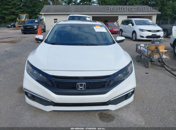 19XFC1F30ME208806 2021 HONDA CIVIC White Вид щитка приладів