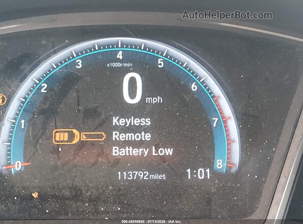 19XFC1F31GE012782 2016 HONDA CIVIC Black Հետևի նստատեղերի տեսք