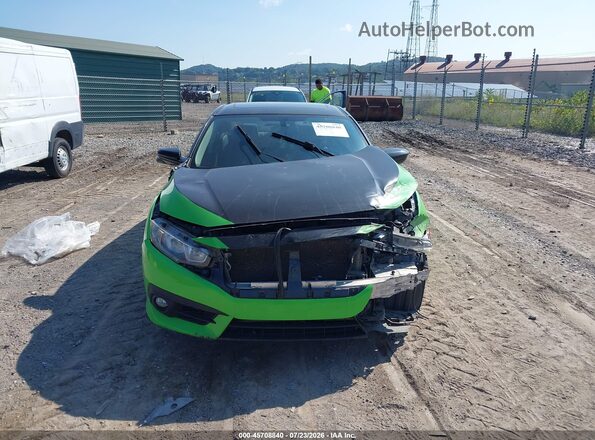 19XFC1F31GE038895 2016 HONDA CIVIC Green Սալոնի հետևի տեսք