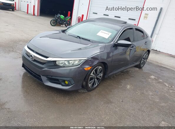 19XFC1F31GE217471 2016 HONDA CIVIC Gray Передня ліва чверть