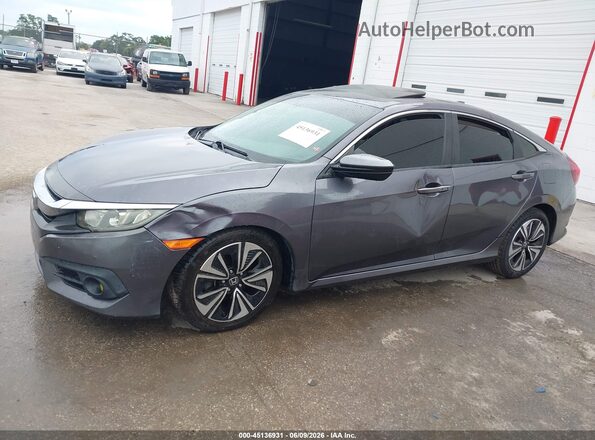 19XFC1F31GE217471 2016 HONDA CIVIC Gray Вид спереду