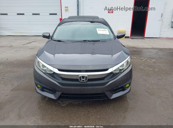 19XFC1F31GE217471 2016 HONDA CIVIC Gray Вид щитка приладів