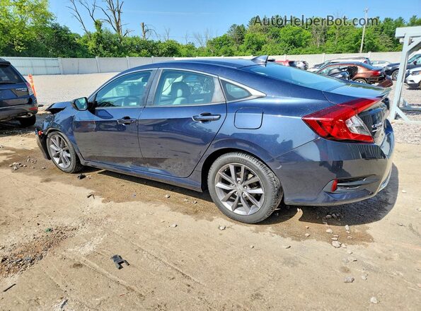 19XFC1F31KE014640 2019 HONDA CIVIC Blue უკანა მარცხენა