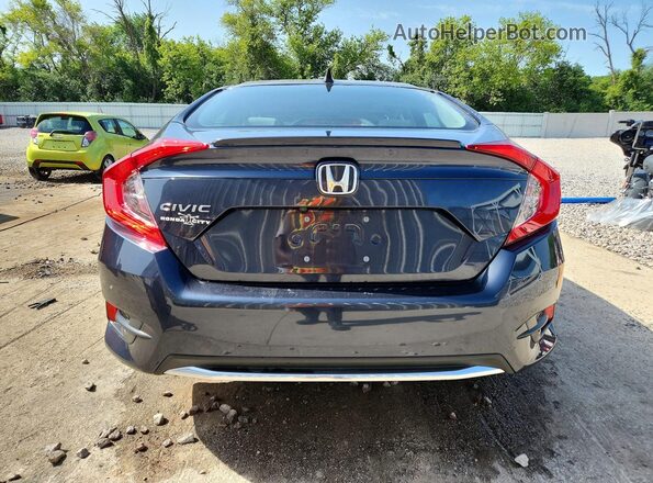 19XFC1F31KE014640 2019 HONDA CIVIC Blue უკანა ხედი