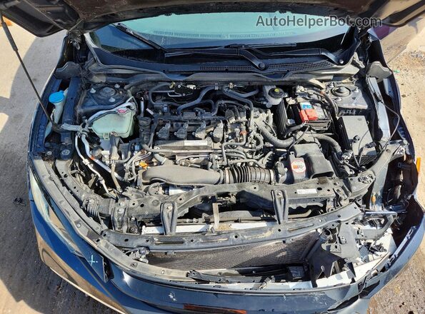 19XFC1F31KE014640 2019 HONDA CIVIC Blue უკანა სალონის ხედი