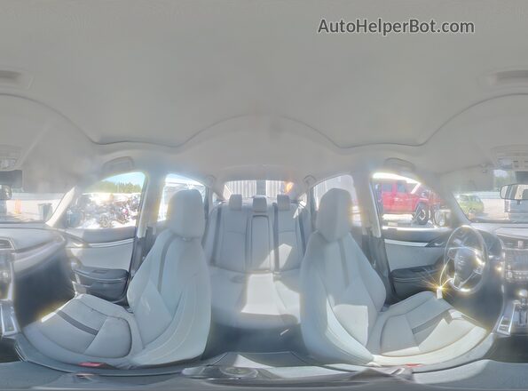 19XFC1F31KE014640 2019 HONDA CIVIC Blue VIN კოდის სტიკერის ხედი