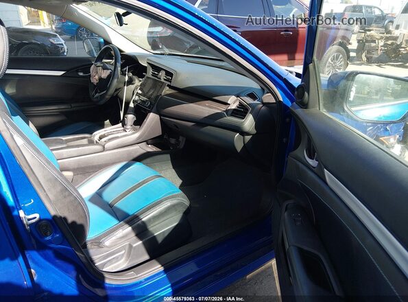 19XFC1F31KE213719 2019 HONDA CIVIC Blue Widok wnętrza z przodu