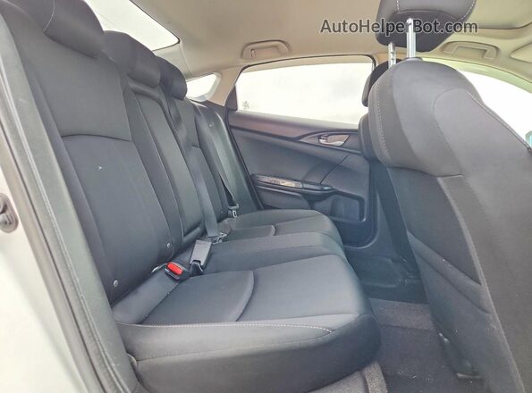 19XFC1F31LE007382 2020 HONDA CIVIC White Rear seats view