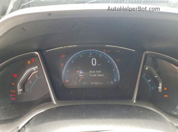 19XFC1F31LE205962 2020 HONDA CIVIC Синий Вид щитка приборов