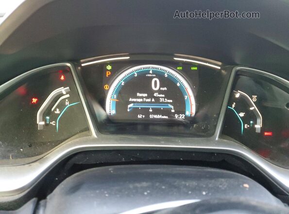 19XFC1F31ME204585 2021 HONDA CIVIC Угольный Вид щитка приборов