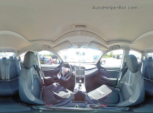 19XFC1F32GE026237 2016 HONDA CIVIC Silver VIN კოდის სტიკერის ხედი