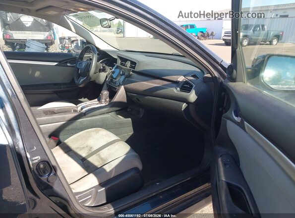 19XFC1F32GE215762 2016 HONDA CIVIC Black Вид салону спереду