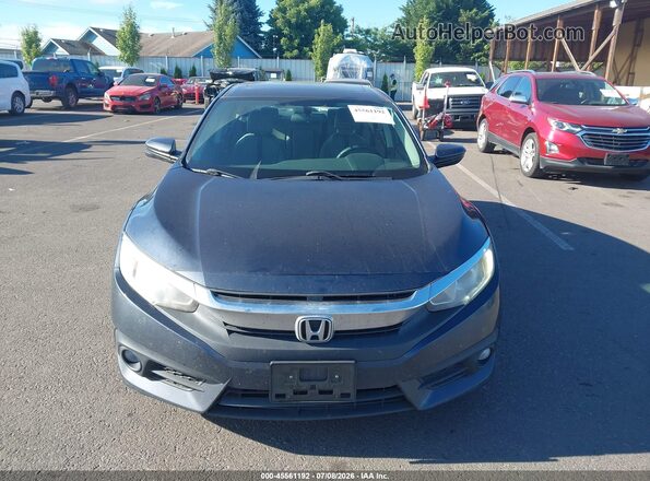 19XFC1F32GE215762 2016 HONDA CIVIC Black Вид задньої частини салону