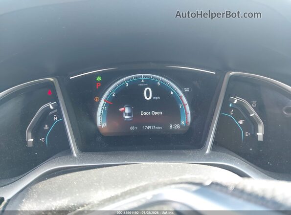 19XFC1F32GE215762 2016 HONDA CIVIC Black Вид задніх сидінь