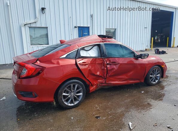 19XFC1F32KE014565 2019 HONDA CIVIC Burgundy უკანა მარჯვენა