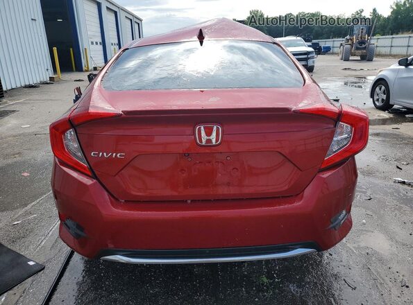 19XFC1F32KE014565 2019 HONDA CIVIC Burgundy უკანა ხედი