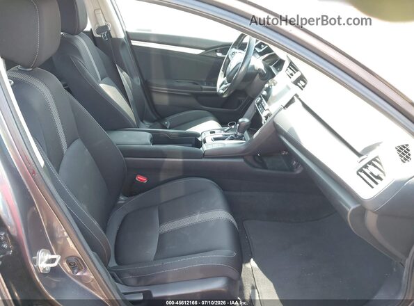 19XFC1F32KE216726 2019 HONDA CIVIC Gray Widok wnętrza z przodu