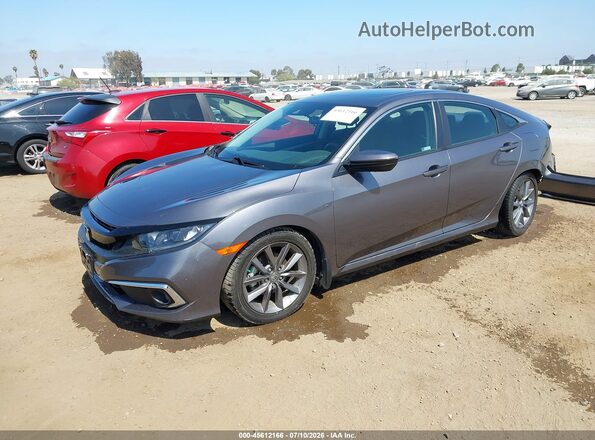 19XFC1F32KE216726 2019 HONDA CIVIC Gray Przód lewy