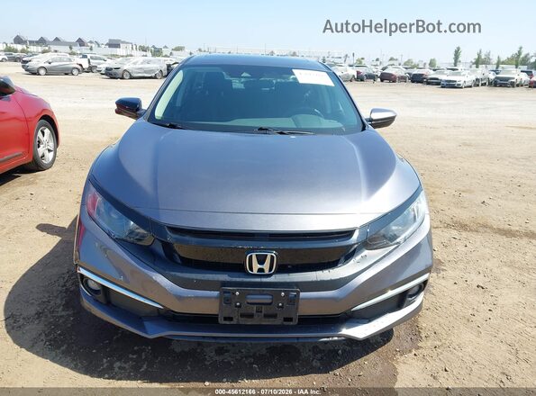 19XFC1F32KE216726 2019 HONDA CIVIC Gray Widok wnętrza z tyłu