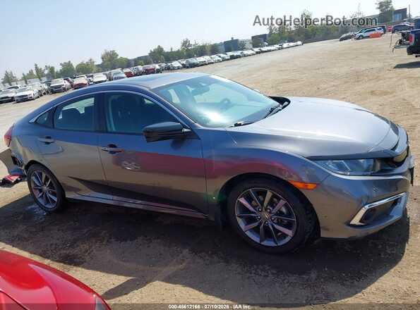 19XFC1F32KE216726 2019 HONDA CIVIC Gray Widok wnętrza 360 stopni