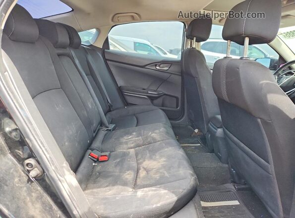 19XFC1F32LE010212 2020 HONDA CIVIC Black Vista de los asientos traseros