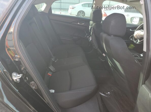 19XFC1F32LE011408 2020 HONDA CIVIC Black Rear seats view