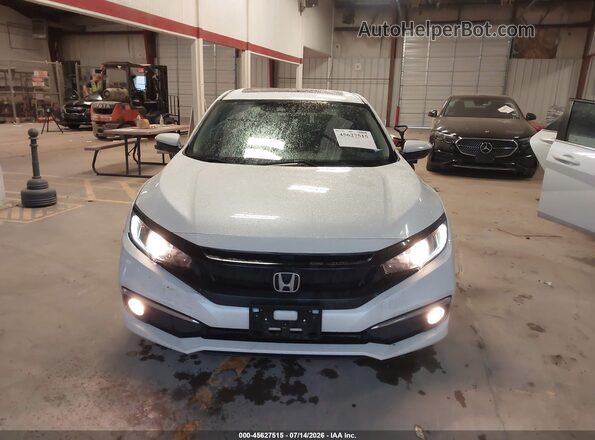19XFC1F32LE012445 2020 HONDA CIVIC White Vista del cuadro de instrumentos