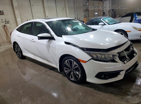 19XFC1F33GE004585 2016 HONDA CIVIC Белый Передняя правая четверть