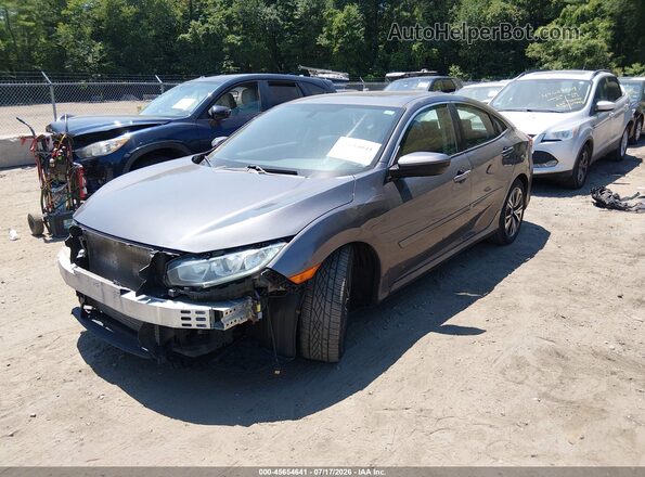 19XFC1F33GE214121 2016 HONDA CIVIC Gray Передня ліва чверть