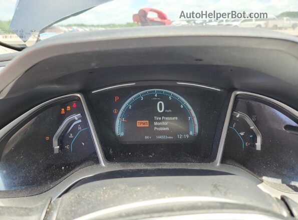 19XFC1F33HE000635 2017 HONDA CIVIC Gray Вид щитка приладів