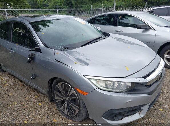 19XFC1F33HE019833 2017 HONDA CIVIC Silver Widok z przodu