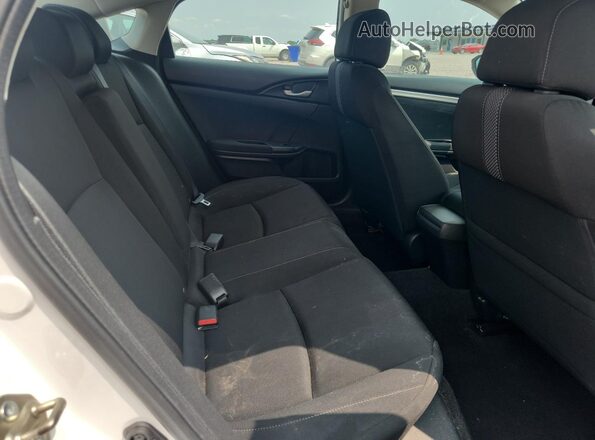 19XFC1F33KE018706 2019 HONDA CIVIC White Rear seats view