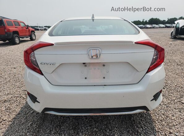 19XFC1F33KE018706 2019 HONDA CIVIC White Rear view