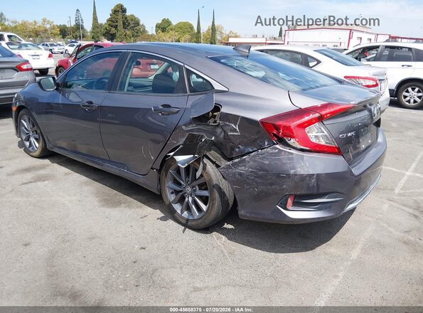 19XFC1F33KE205752 2019 HONDA CIVIC Gray Հետևի ձախ