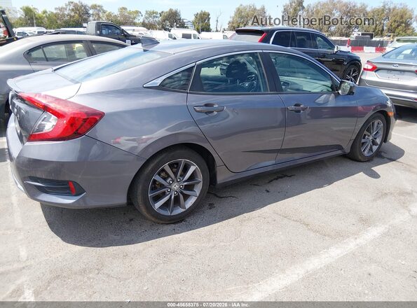 19XFC1F33KE205752 2019 HONDA CIVIC Gray Հետևի աջ