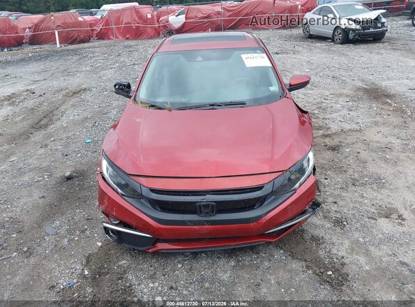 19XFC1F33LE011918 2020 HONDA CIVIC Red Vista interior trasera