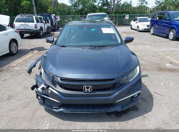 19XFC1F33LE017542 2020 HONDA CIVIC Blue ხელსაწყოთა პანელის ხედი
