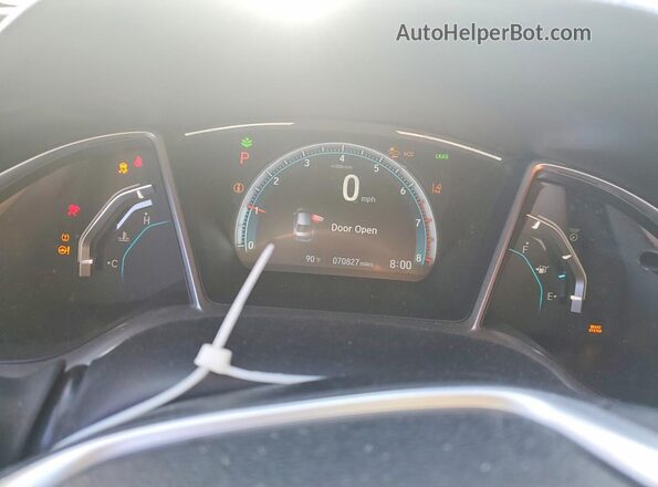 19XFC1F33LE205106 2020 HONDA CIVIC Серый Вид щитка приборов