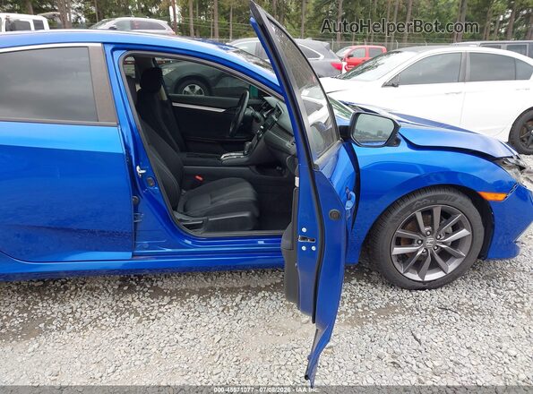 19XFC1F33LE208555 2020 HONDA CIVIC Blue Вид салону спереду