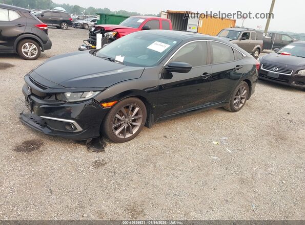 19XFC1F33LE213285 2020 HONDA CIVIC Black Առջևի ձախ երեք քառորդ տեսարան